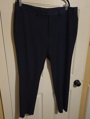Van Heusen Navy Flex Classic Fit Trousers